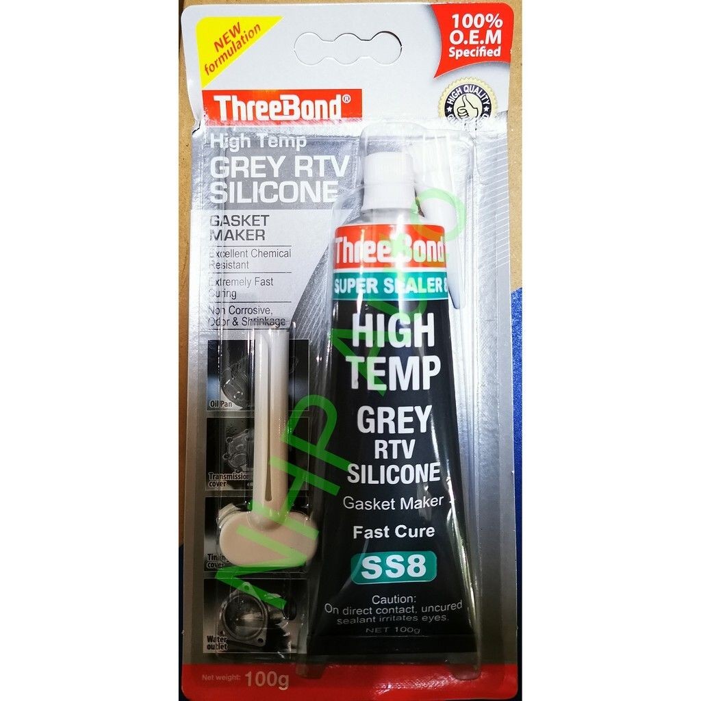 THREEBOND RTV HIGH TEMP SILICON GASKET MAKER FAST CURE / SUPER SEALER 8 ...