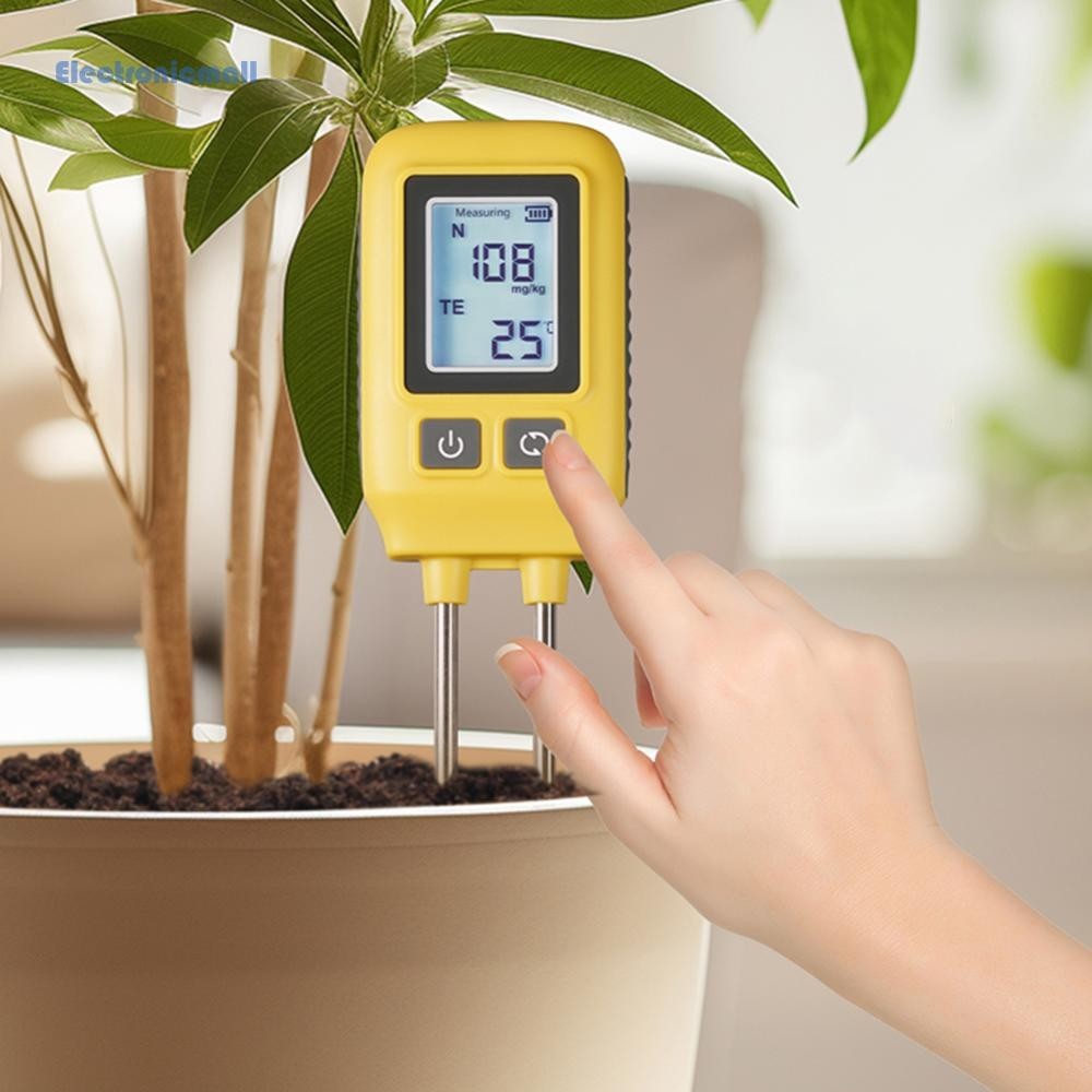 Soil NPK Temperature Tester High Accuracy Soil Sensor Dual Needle Soil ...