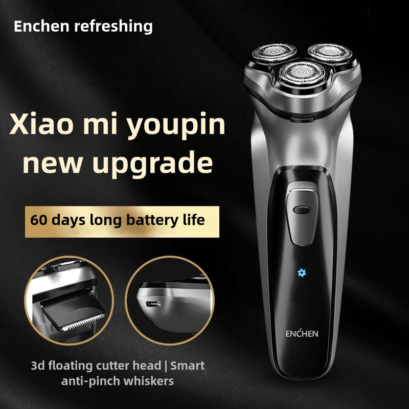 Enchen Men's Electric Shaver 3D Floating Razor Wet Dry USB Rechargeable ...