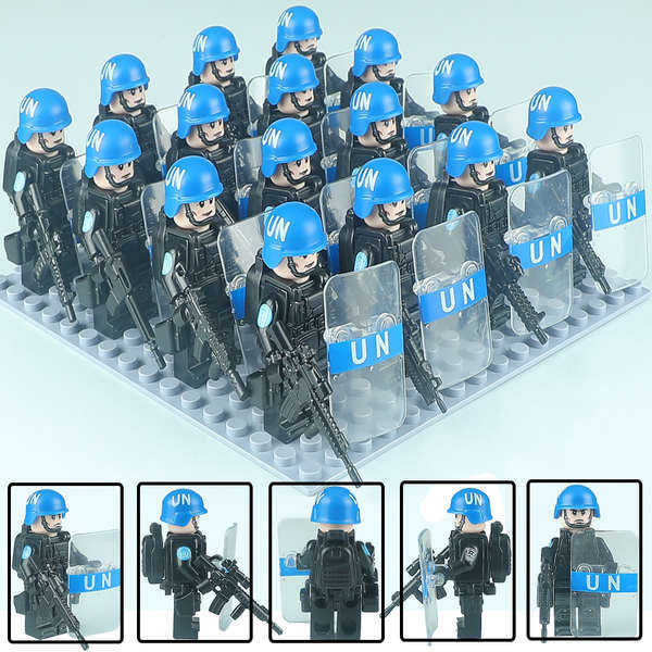 lego toy Lego Vivi and the Riot Team UN Building Block Minifigure City ...