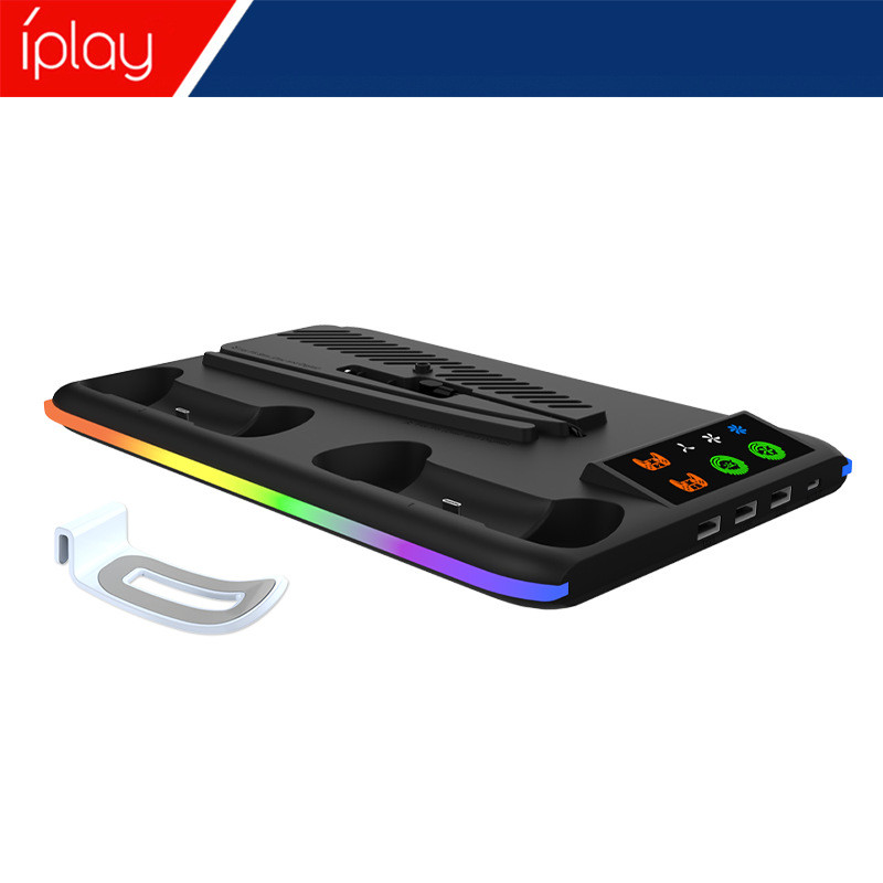 P ps5/ps5 Slim Multifunctional Cooling Storage Base with Earphone ...