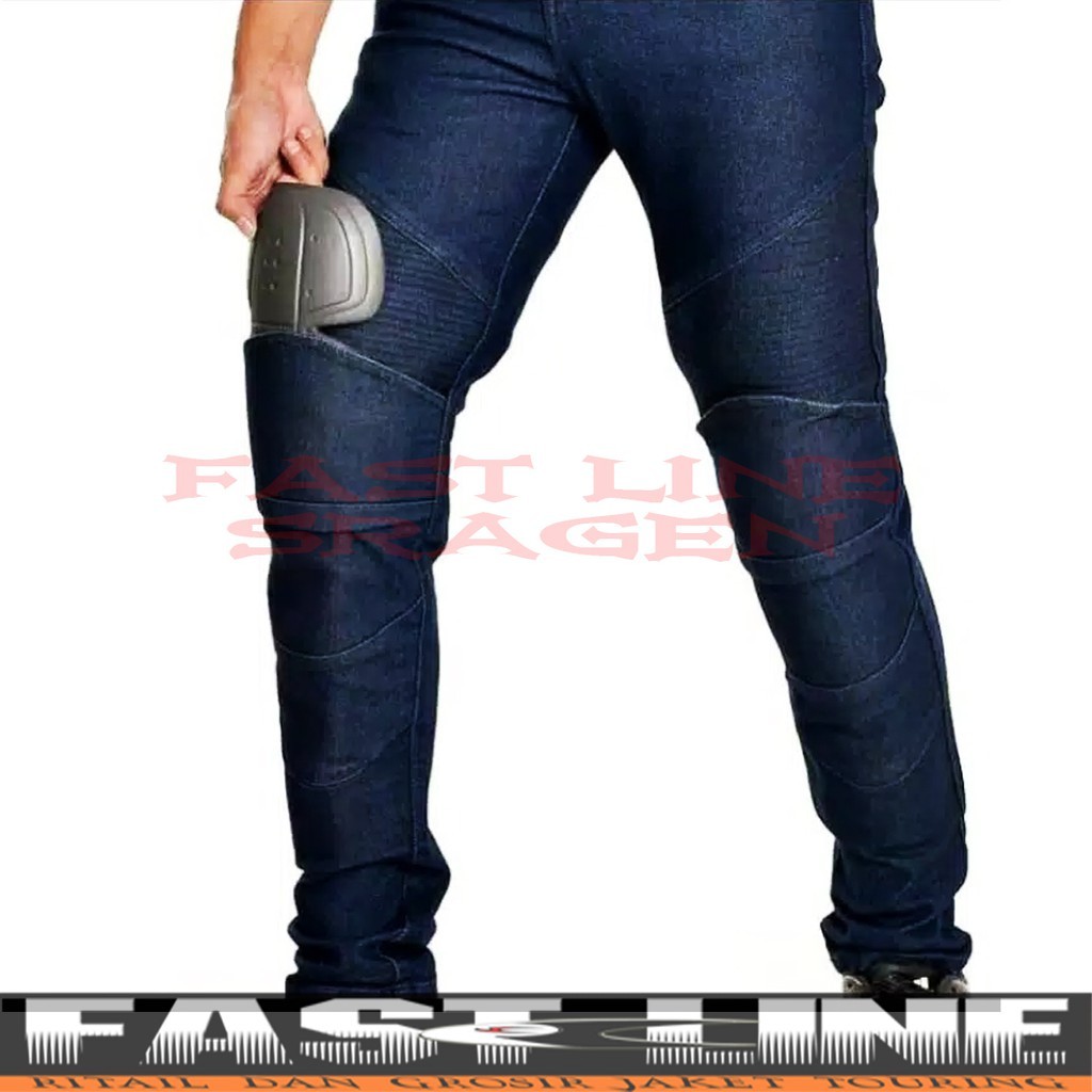 Medium rise stretchable biker men's jeans main image 0
