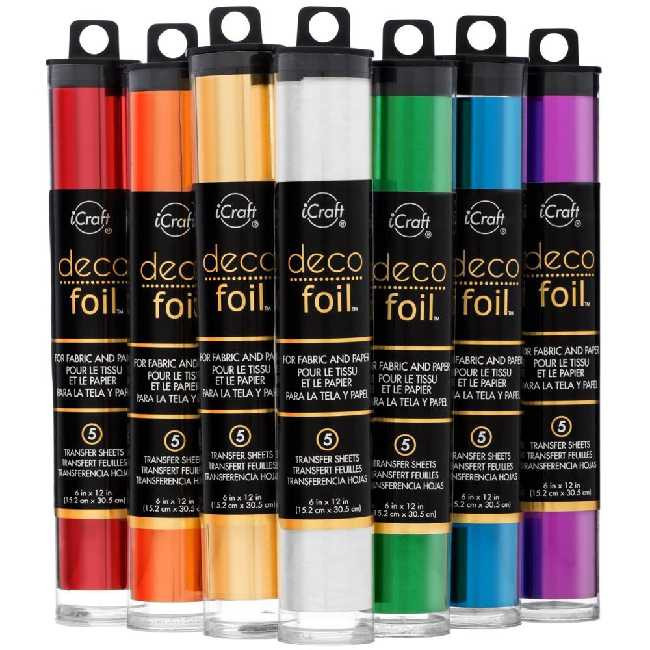 Feuilles Transfert Foil Thermoweb Deco Foil 6x12 Pouces - Satin Lime - Lot De 5
