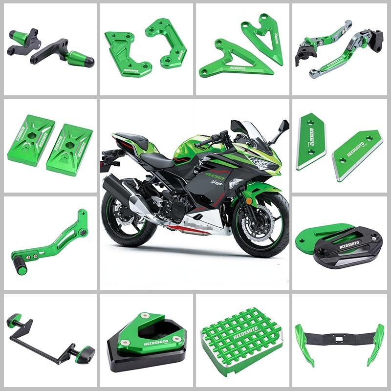 For Kawasaki Ninja400 Modified Parts Engine Protection Bar Brake Lever ...