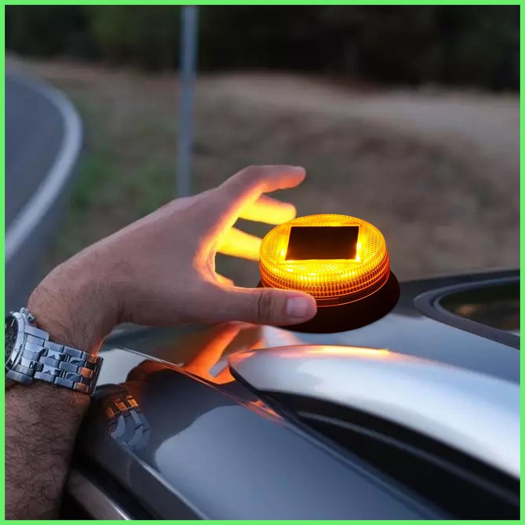 Solar Warning Lights Outdoor Stop Sign Warning Lamp Solar Industrial ...