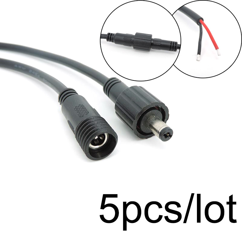 Sourcing Map DC 5.5X2.1mm 1 Femelle Vers 2 Mâle Connecteur Y Séparateur