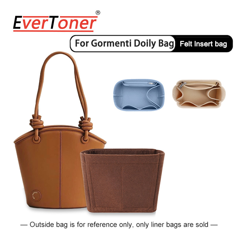 EvetToner Stylish Felt Insert Bag for Gormenti Doily Organizer Makeup ...