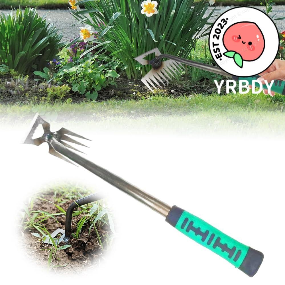YRBWDYZDH Weed Puller Tool, Stainless Steel Manual Weeder Hand Weeder ...