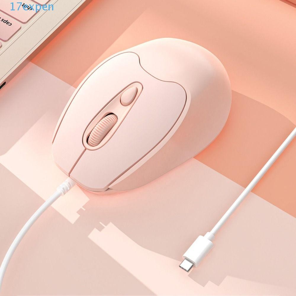 EXPEN Wired Mute Mouse, ABS Type C Type C Wired Mouse, Creative USB ...