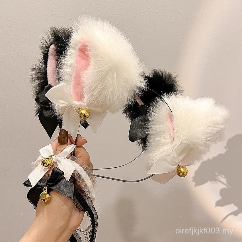 Mesyuarat tahunan BI memasuki telinga kucing gadis band rambut jepit ...