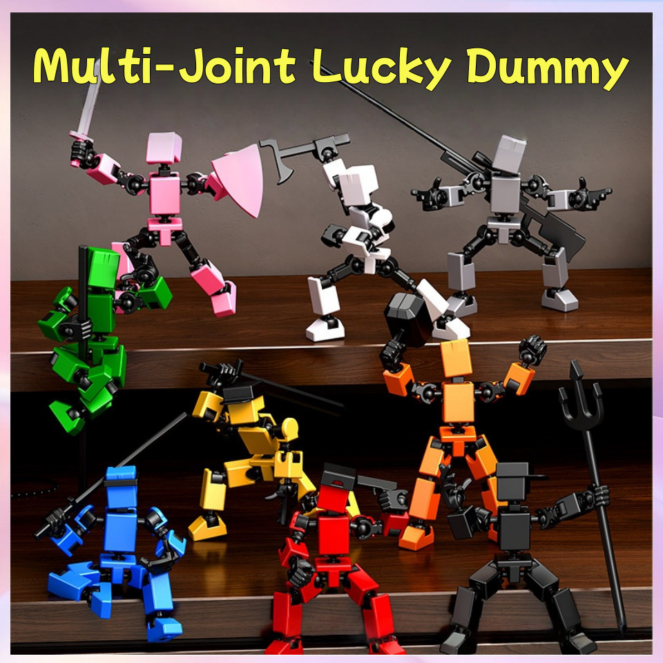 3D Printed Mini Model Toys Action Figure Lucky Dummy 13 Mannequin ...