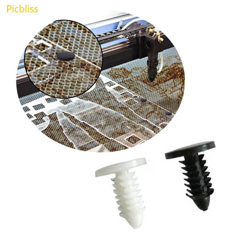 Picbliss 100 Pcs Tree-shape Rivets Push Pins Rivet Honeycomb Lasers Bed ...
