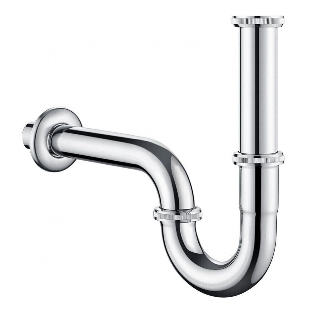 Stainless Steel Siphon Drain Valve for Washbasin with Removable U ...