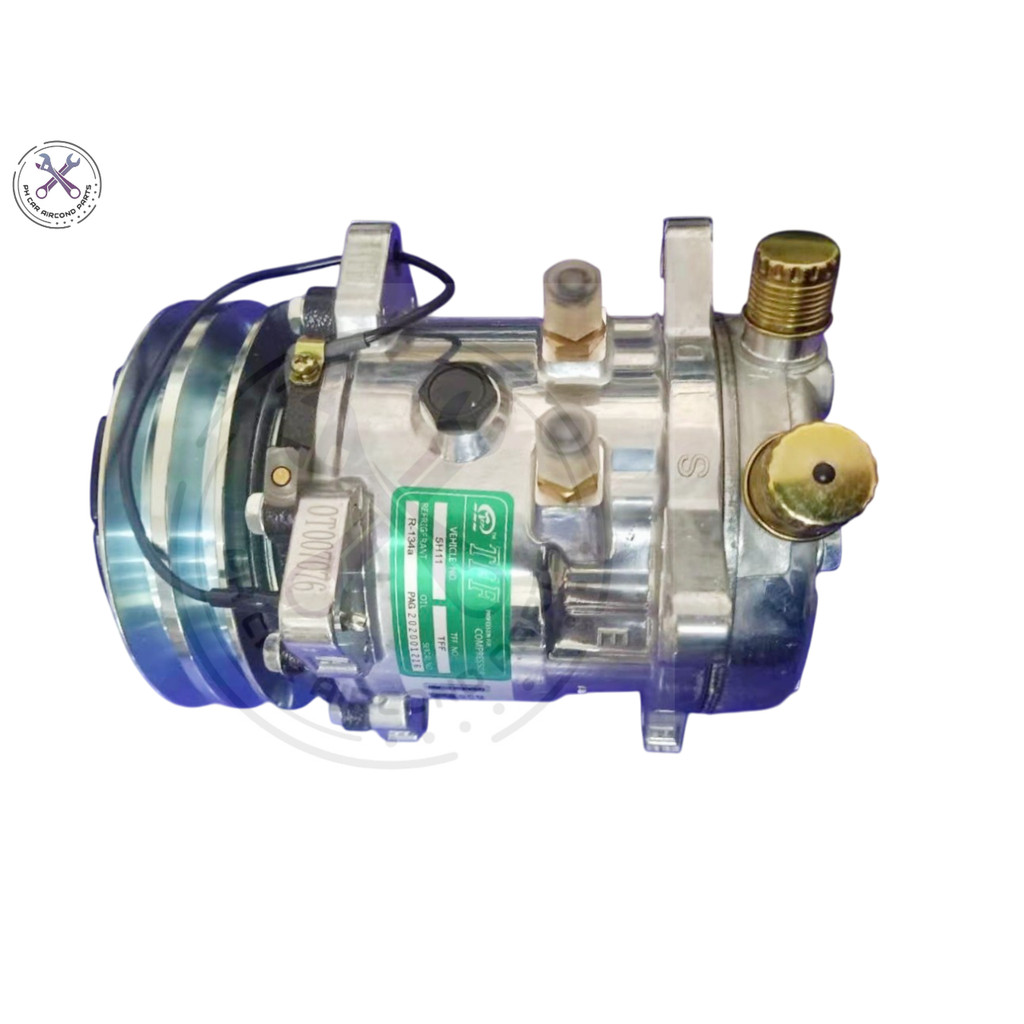 COMPRESSOR - SD 507 12V (O) ORING UNIVERSAL FOR CAR LORRY VAN AIRCOND ...