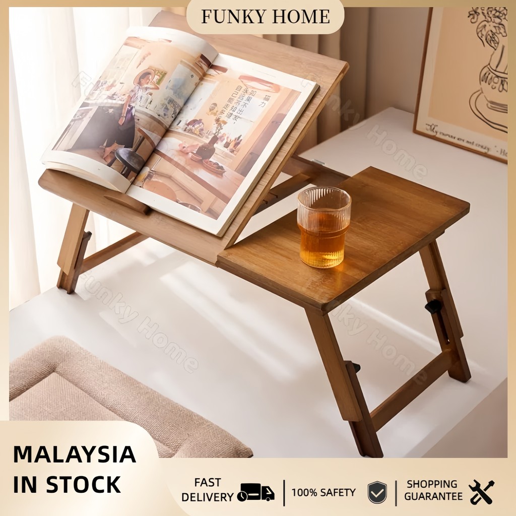 Funky Home-COD Bed Table Foldable Lazy Bed Desk Portable Laptop Desk ...