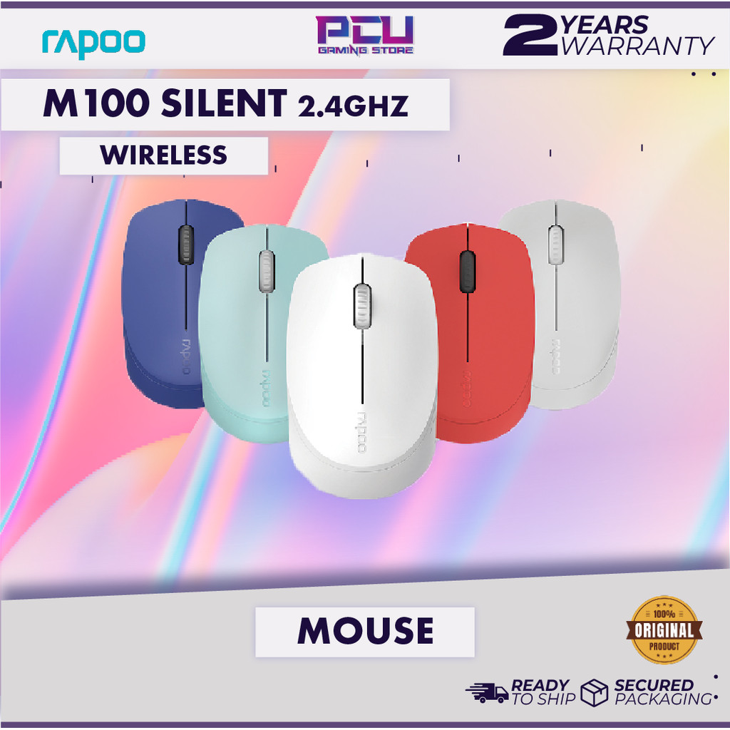Rapoo M100 Silent Multi Mode Bluetooth Mouse 2.4G Wireless Mouse Mouse ...