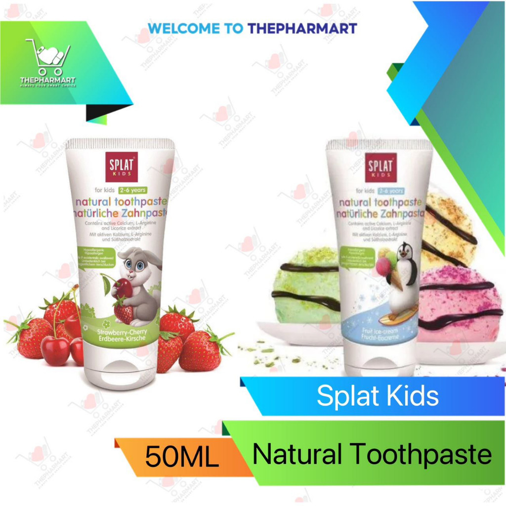 SPLAT Kids Natural Toothpaste (2-6 years) 50ML | Shopee Malaysia
