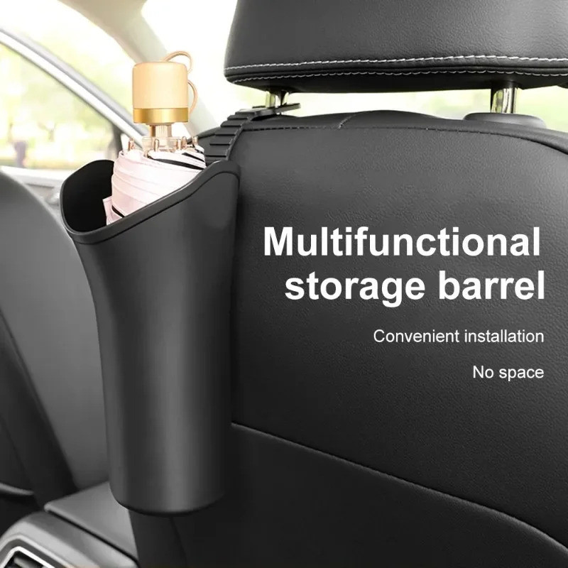 Car Umbrella Storage Bucket Car on The Built-in Object Trash Can ...