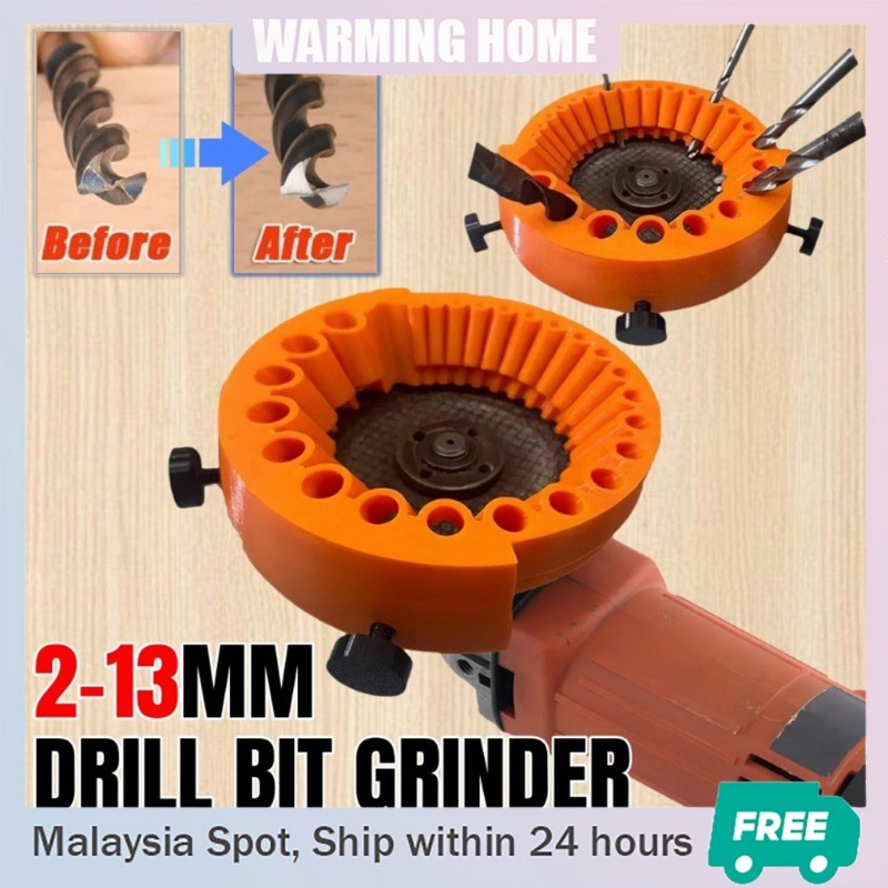 New Drill Sharpener for 2-13mm Drill Bits Angle Grinder Portable Multi ...