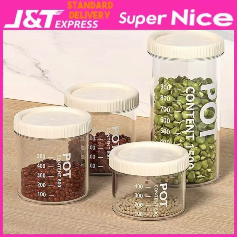 SN_ Milk Powder Plastic Cans Air Tight Milk Storage Container Kedap ...
