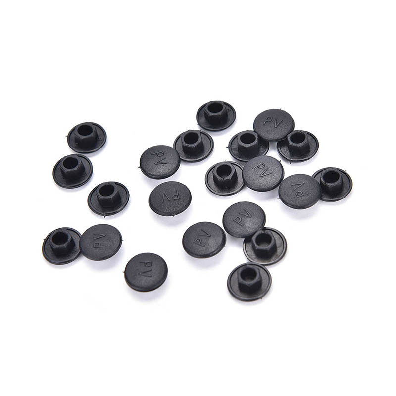 SUM 20PCS Black Hex Socket Allen Bolt Screw Nut Hexagon Head Cover Cap ...