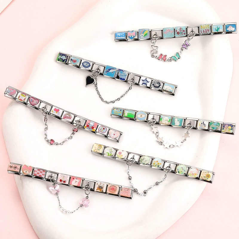 Quiges Charm Anhänger - 3D Springendes Pferd Versilbert Für Bettelarmbänder