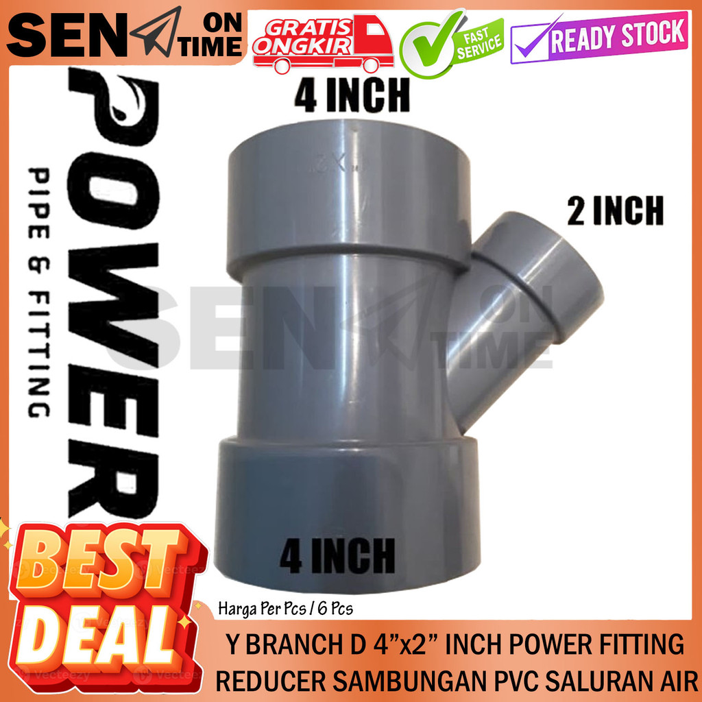Y Branch D Power 4x2