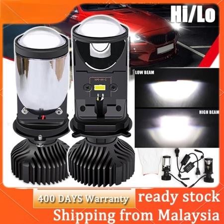 Mini Lens H4 LED Headlight 200W 20000LM 6500K IP68 Canbus Y6 Waterproof ...