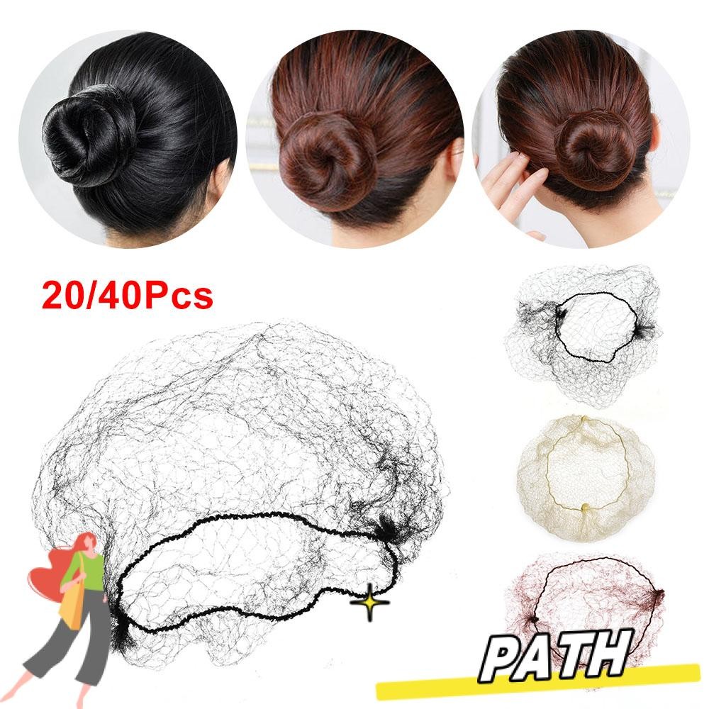 PA-HOME 20/40 Pcs Invisible Hair Nets Styling Tool Hair Accessories Bun ...