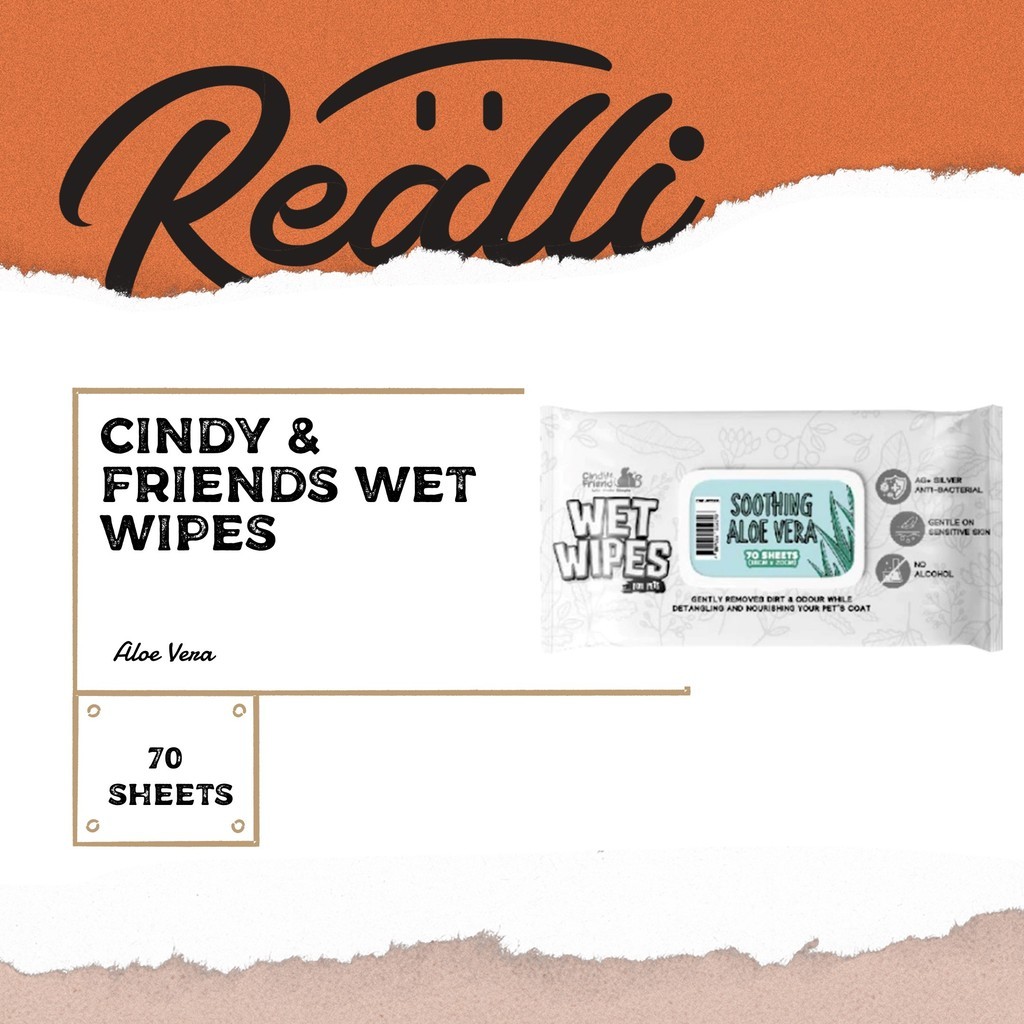 Cindy & Friend Wet Tissue 70 Sheets | Shopee Malaysia