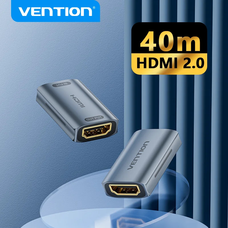 Vention 4K HDMI Extender HDMI Female to Female Connector 40m HDMI 2.0 ...