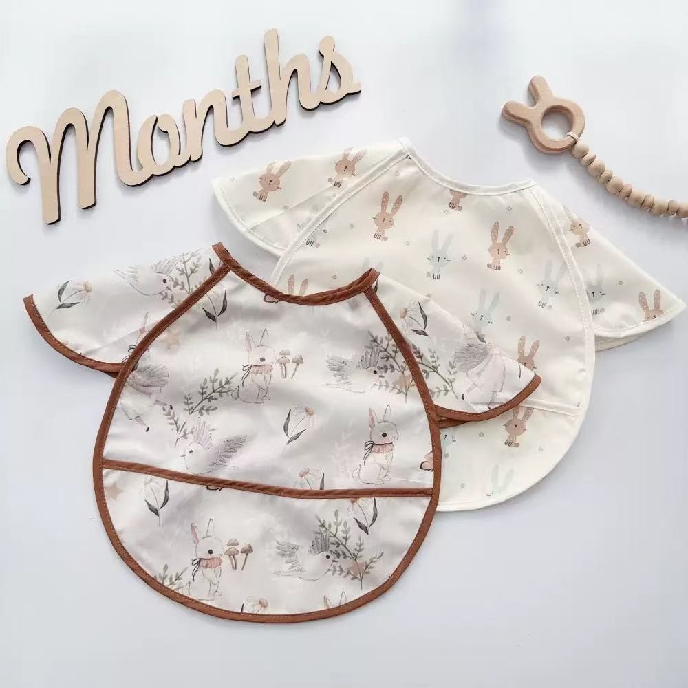 #JP582 Baby Bibs Boys and Girls Bib Scarf pattern button round bib ...