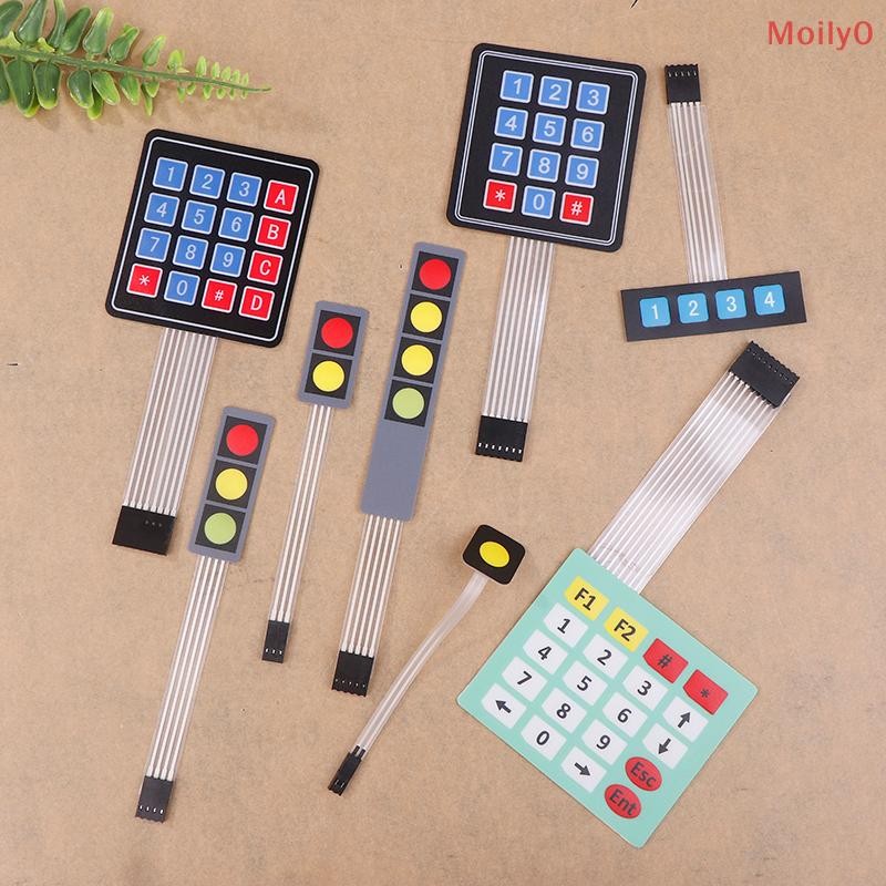 {Moily0} 1*2 3 4 Key Button Membrane Switch 3*4 4X5 Matrix Array ...