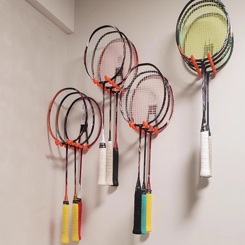 Eas Wall Mounted Racket Holder Tennis Racket Holder Badminton Racket ...