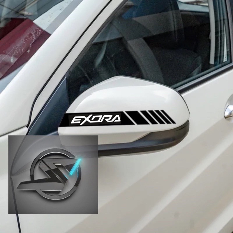 (Ready Stock) S971# Protón Exora Car Sticker Bar Side mirror | Shopee ...