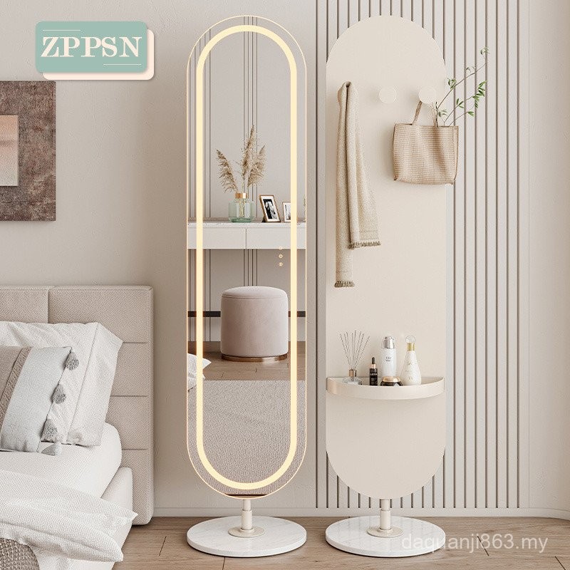 Italy ZPPSN Rotatable Full-Body Mirror Household Dressing Mirror with ...