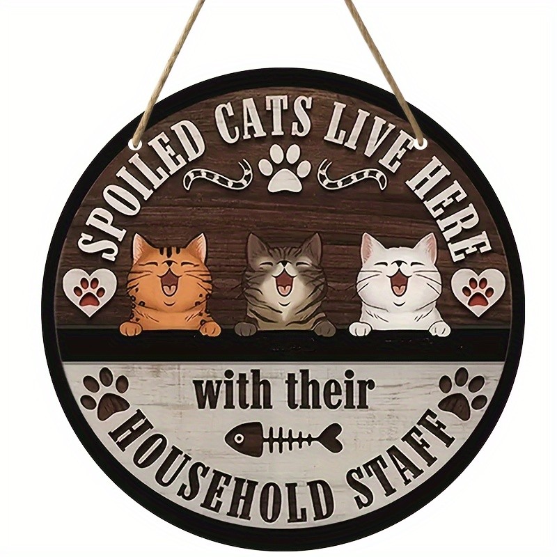 1 Rustic wooden or acrylic material sign 