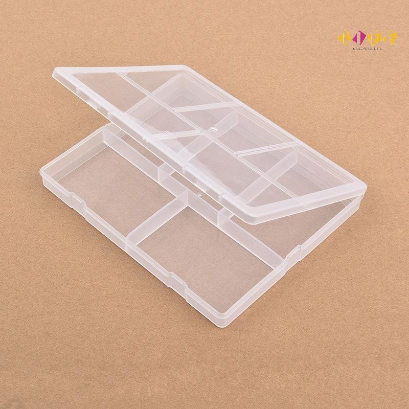 colorfullife Grid Box 151x123x17mmpartment Storage Box Transparent ...