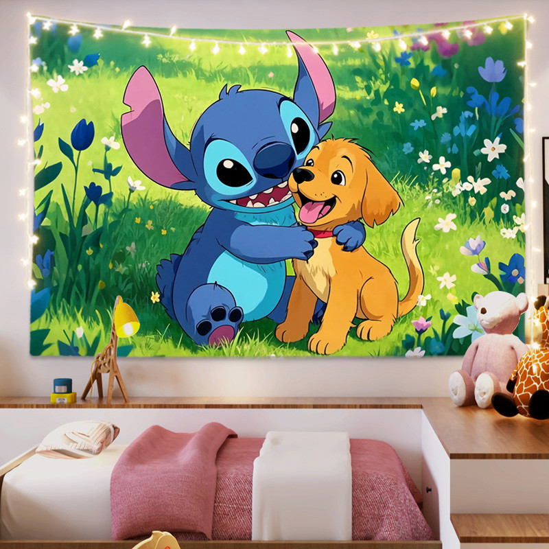Stitch Two-Dimensional Cartoon Stitch Series Comics Home Wall Cloth ...