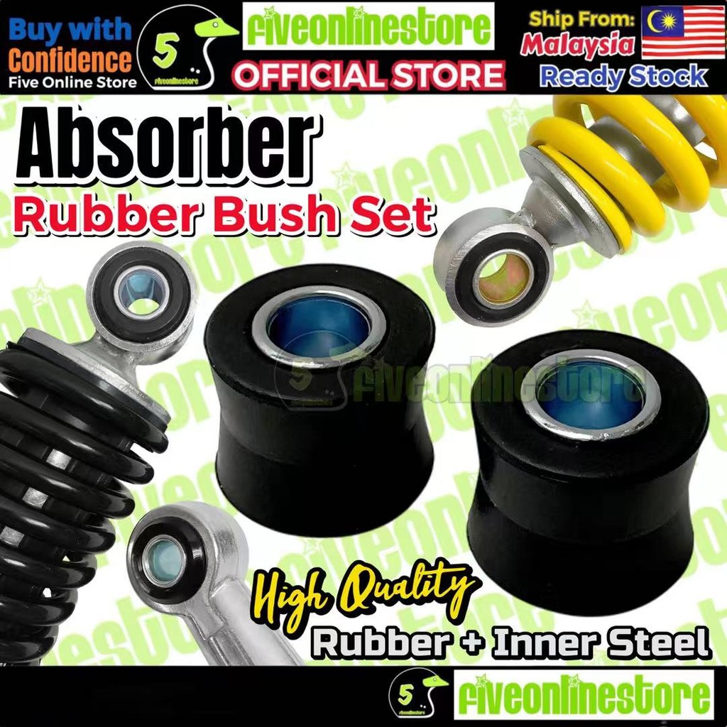 Absorber Rubber Bush Set Motorcycle Rear Absorber EX5 WAVE DASH FUTURE ...