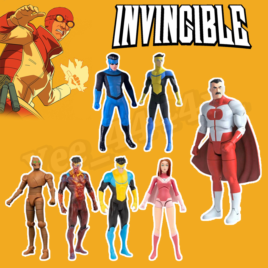 Invincible Action Figures 7.87-inch Movie Character Robot Atom-Eve ...