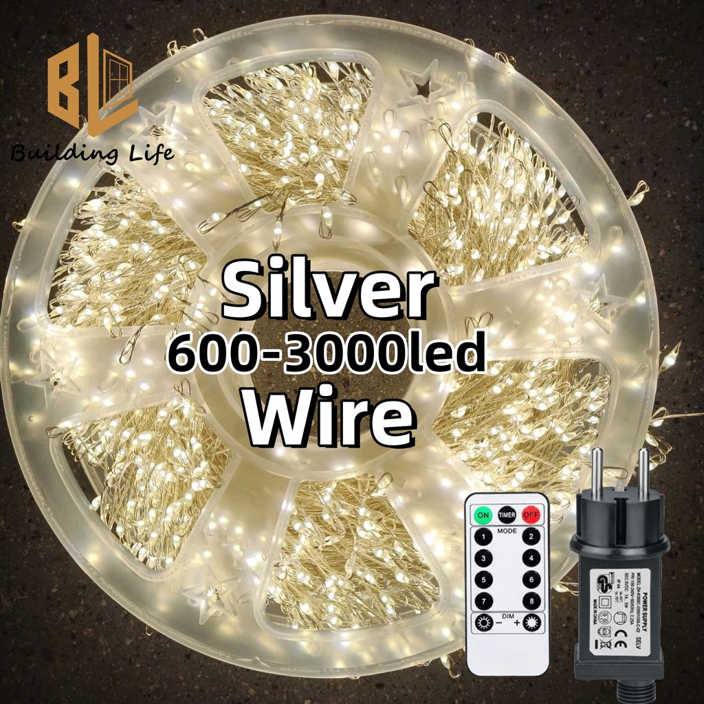 20~100m LED Christmas Firecracker Fairy Lights Plug in With Remote ...