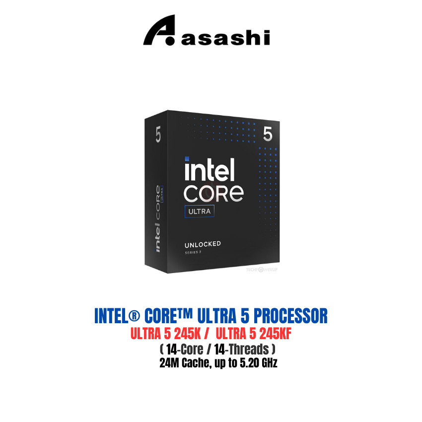 INTEL CORE ULTRA 5 245K / ULTRA 5 245KF 24M Cache, up to 5.20 GHz ...