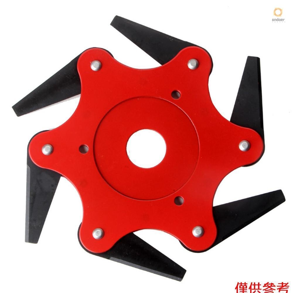 6 Tooth Lawn Mower Blade Cutter Accessories Grass Turf Head Trimmer ...