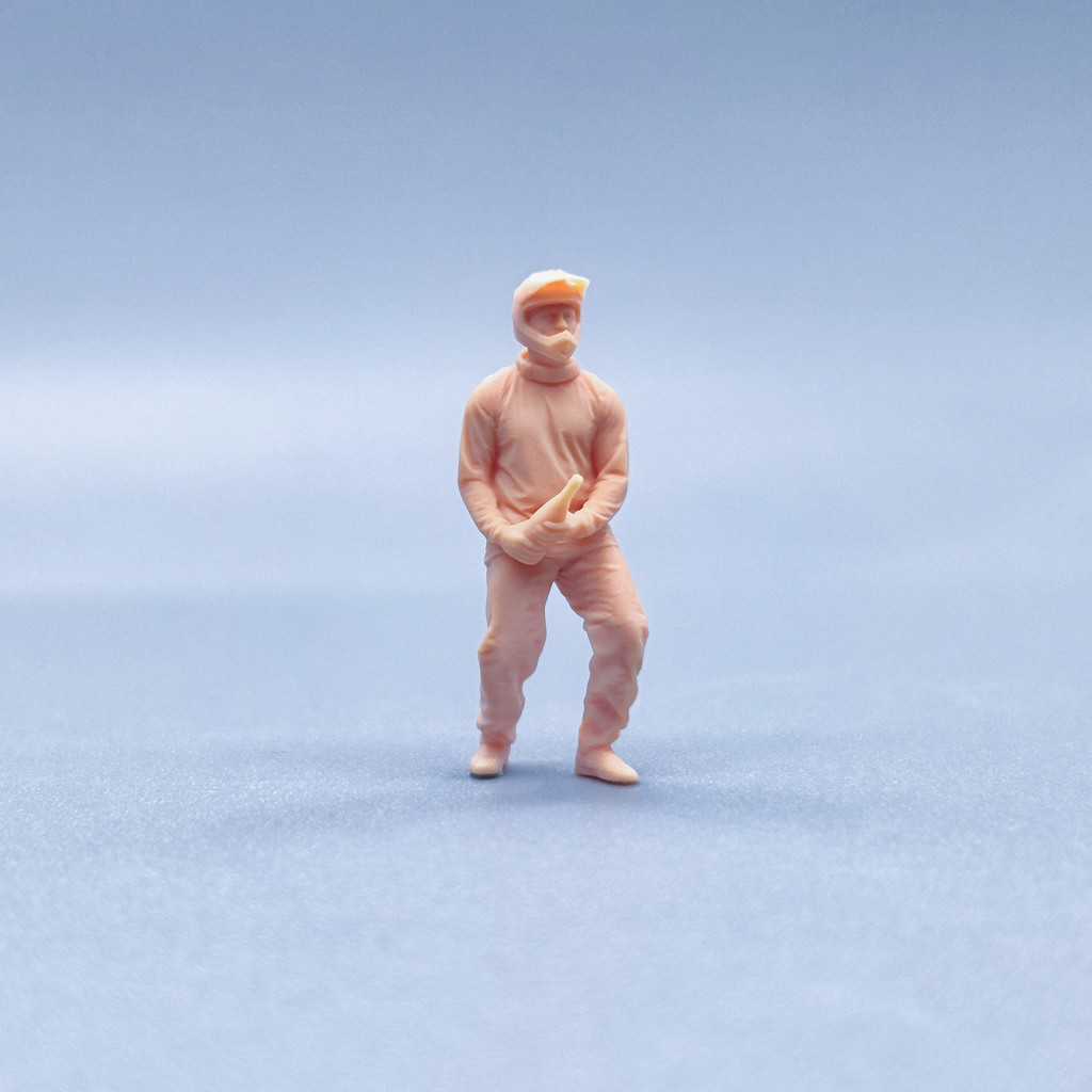 [Uh Hum Model] 1: 64 Doll 1: 43 Miniature White Model Standing Posture ...