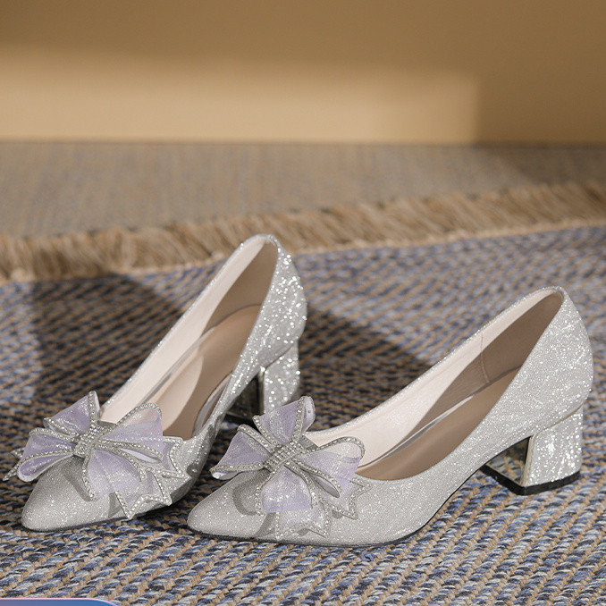 ❤️ 2025 kasut raya pengantin perempuan nikah tinggi wanita