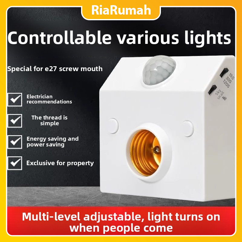 Smart Human Sensor Light for Corridors - E27 Screw, LED Compatible ...