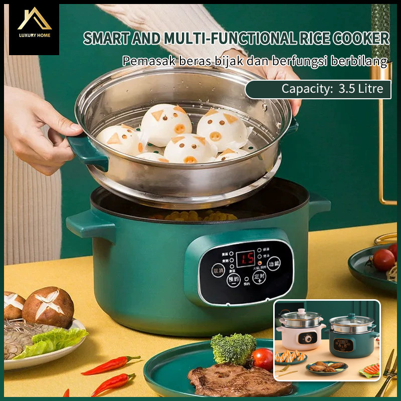 🔥NEW🔥Smart & Multifunction Electric Digital Rice Cooker Periuk Nasi ...