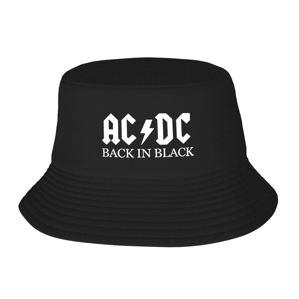 Ac Dc Rock Ac Dc Back In Black Personality Newest Fisherman'S Hat ...