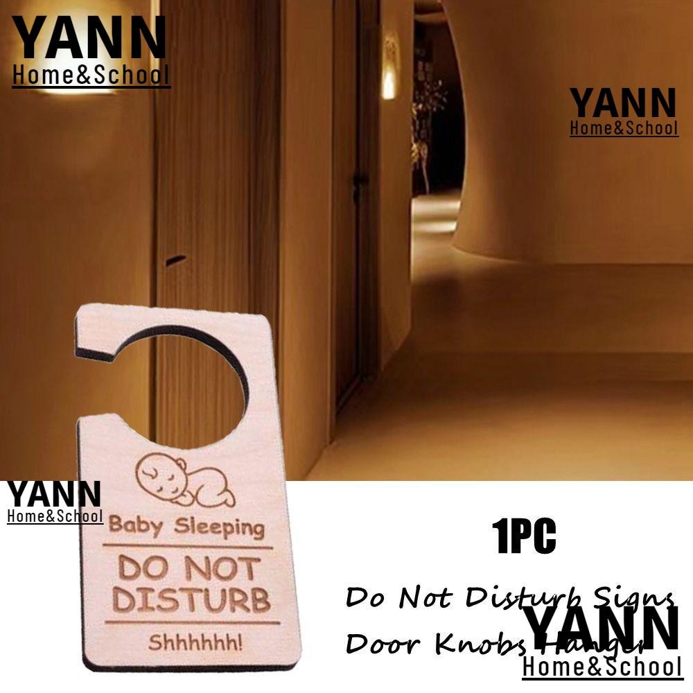 YANN Door Sign, Wood Please Do Not Disturb Hotel Bulletin Board ...